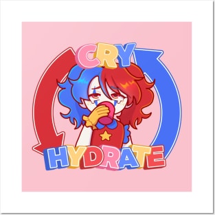 Cry Hydrate Clown Girl Posters and Art